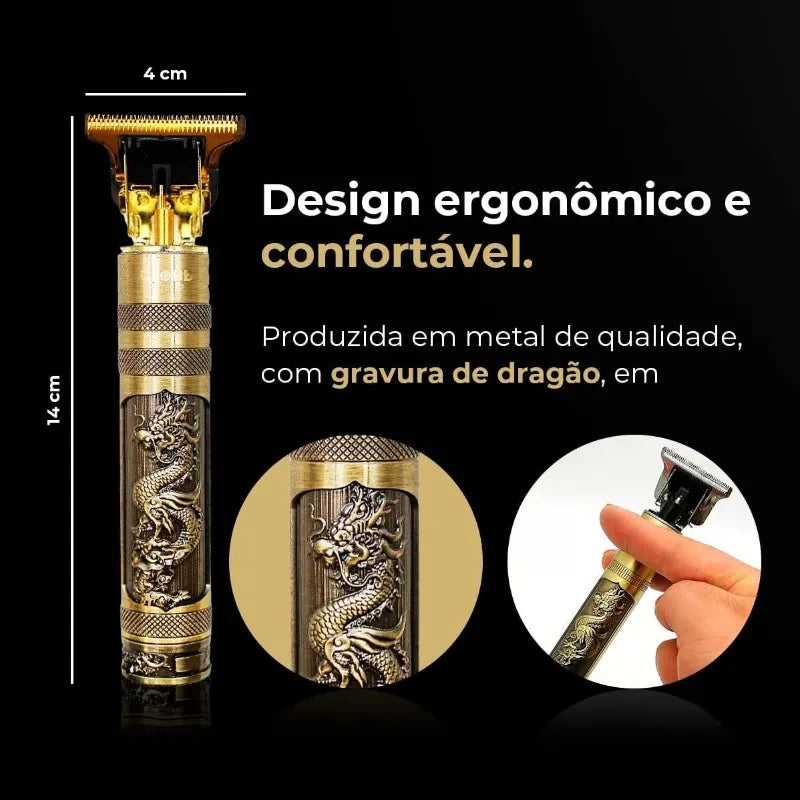 Maquina Profissional de Cortar Cabelo Masculino - Design Elétrico Aleatório para Barba e Cabelo