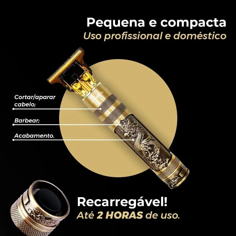 Maquina Profissional de Cortar Cabelo Masculino - Design Elétrico Aleatório para Barba e Cabelo