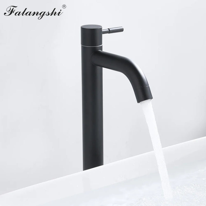 G1/2' Cold Only Basin Faucet Stainless Steel Bathroom Water Faucet Deck Mounted Basin Sink Water Taps Torneira WB1132