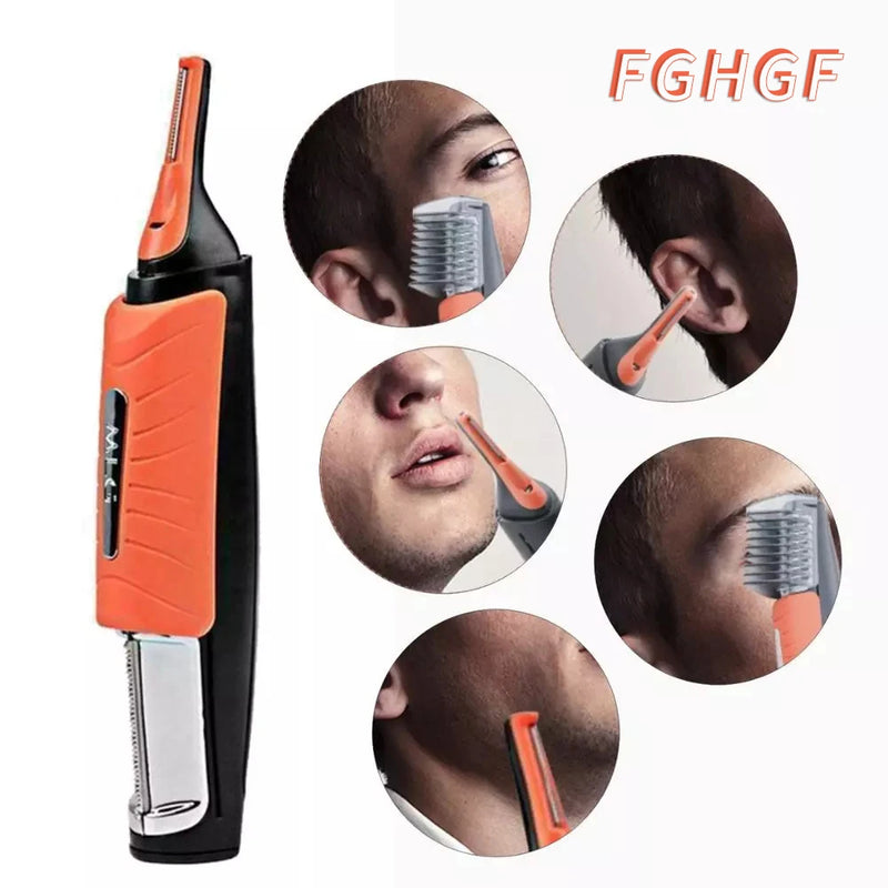 Micro Precision Hair Trimmer Multi-Function Electric Portable Shaver LED Light Shaving Razor Care Men Beard Trimmer Machine Razo