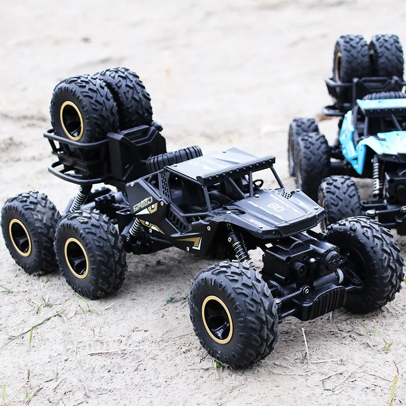 Children's Large Alloy High-speed Off-road Remote Control Vehicle With Lighting And Rechargeable