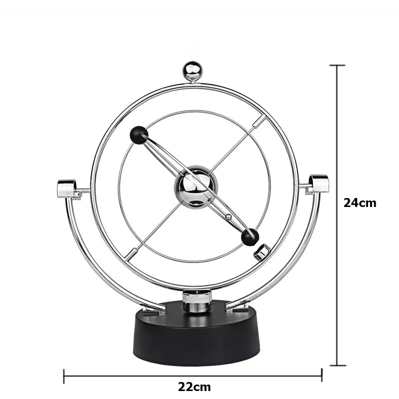 Pêndulo Newton Bola Balanceadora Movimento Perpétuo - Brinquedo de Ciência Física, Decoração para Casa e Presente