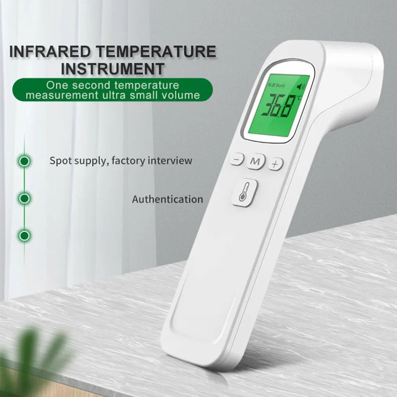 FTW01Medical Household Infrared Forehead Digital Adult Non-contact Laser Thermometer LCD Baby Adult Fever InfantBody Ear