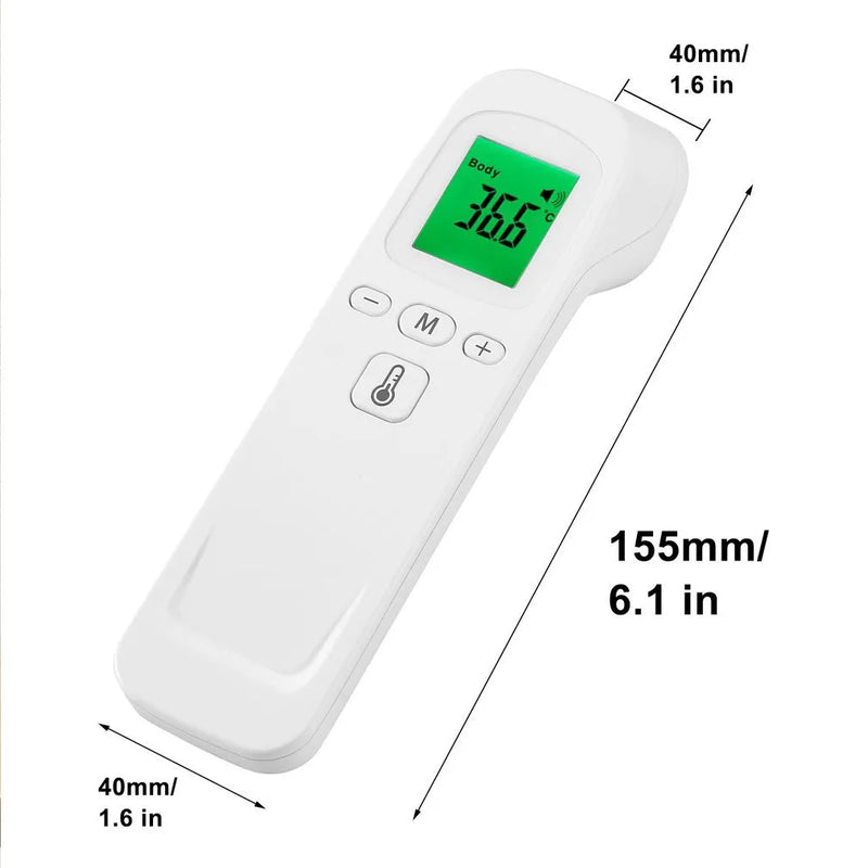 FTW01Medical Household Infrared Forehead Digital Adult Non-contact Laser Thermometer LCD Baby Adult Fever InfantBody Ear