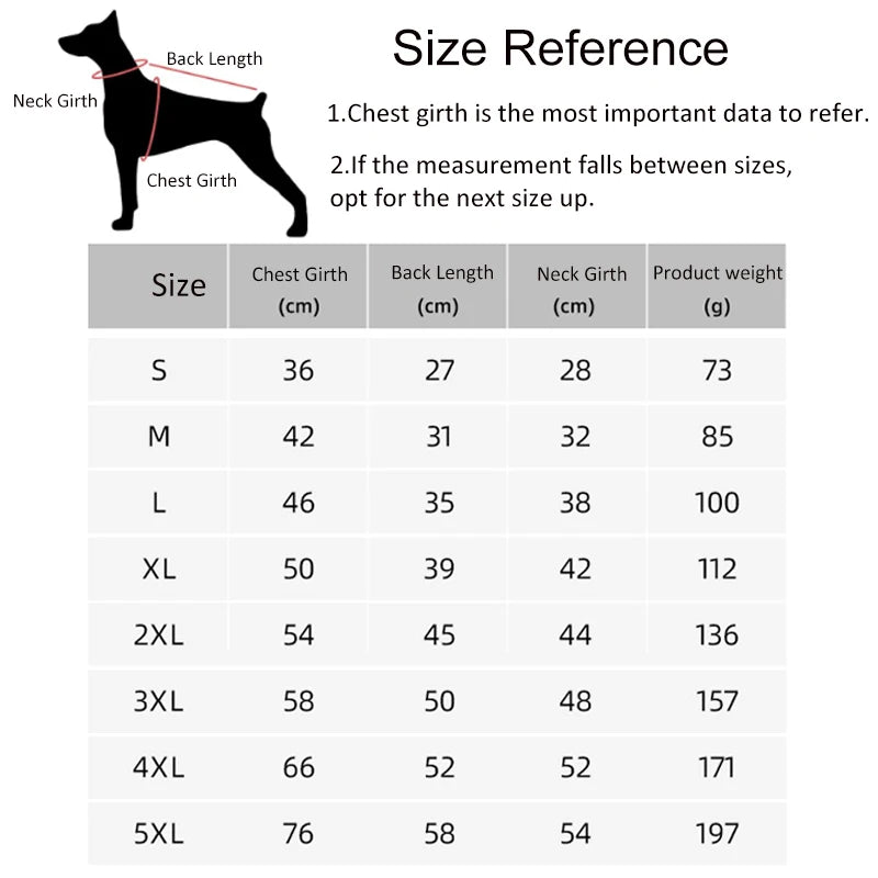 Waterproof Dog Jacket Winter Warm Dog Clothes Windproof Pet Cotton Jacket For Small Large Dog Puppy Labrador French Bulldog Coat