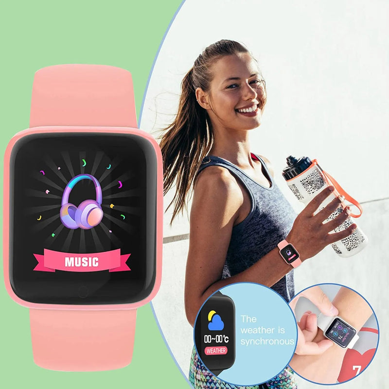 Relógio Inteligente Multifuncional Y68 Smartwatch D20 - Conectividade Bluetooth, Monitor de Sono, Música, Fitness e Notificações